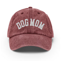 Dog Mom Vintage Denim Hat